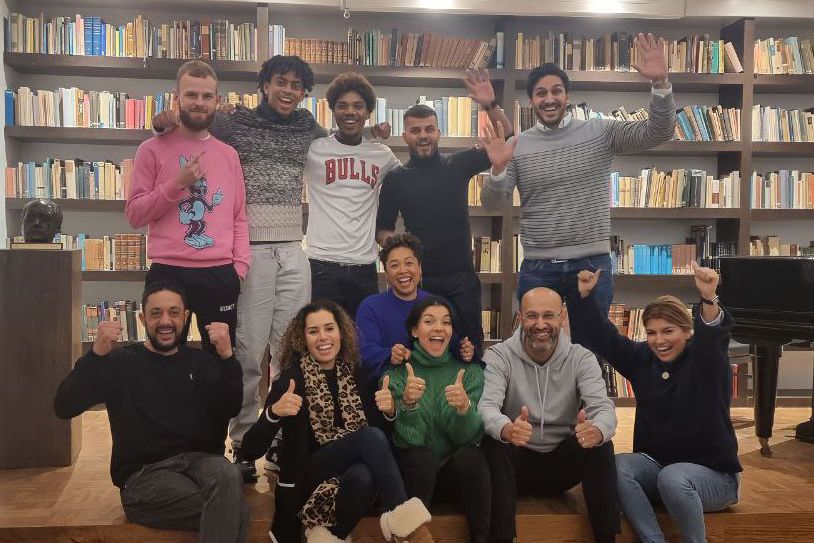 A session in the library